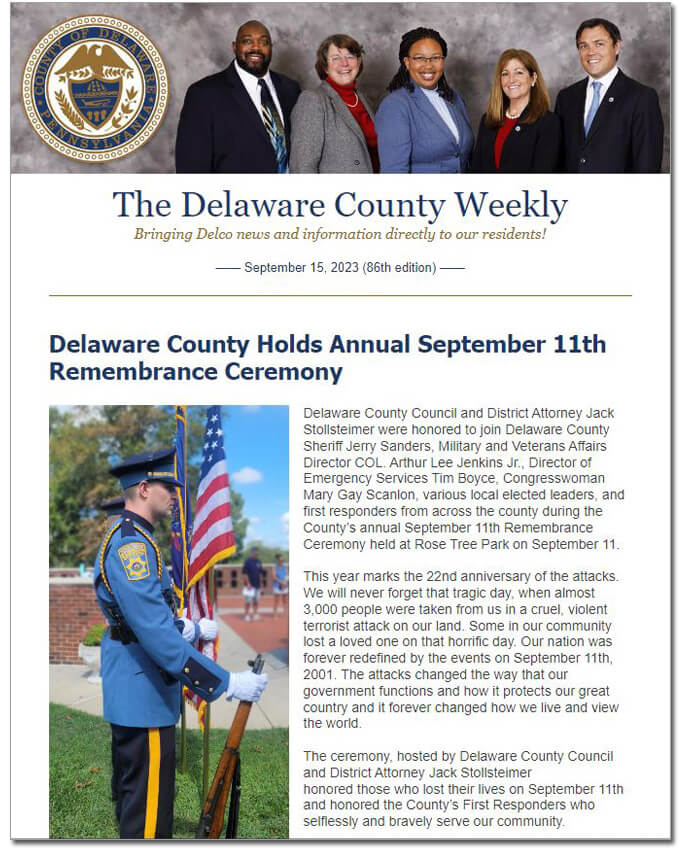 September 15 2023 newsletter