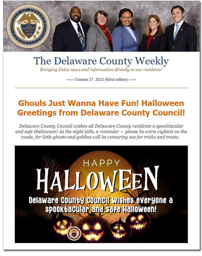 October 27 2023 newsletter