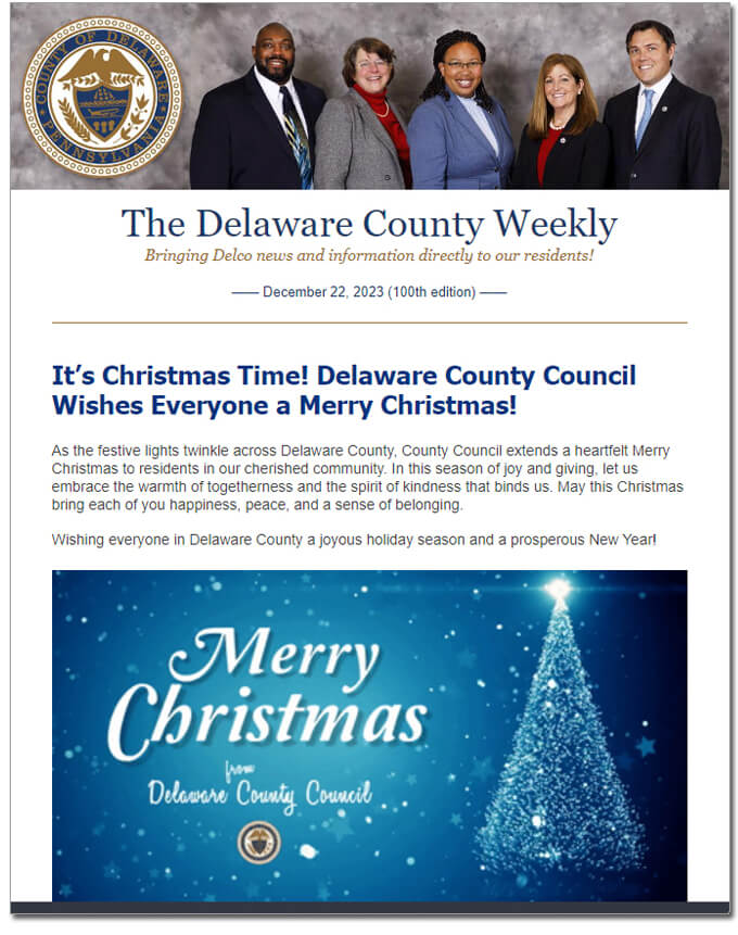 December 22 2023 newsletter