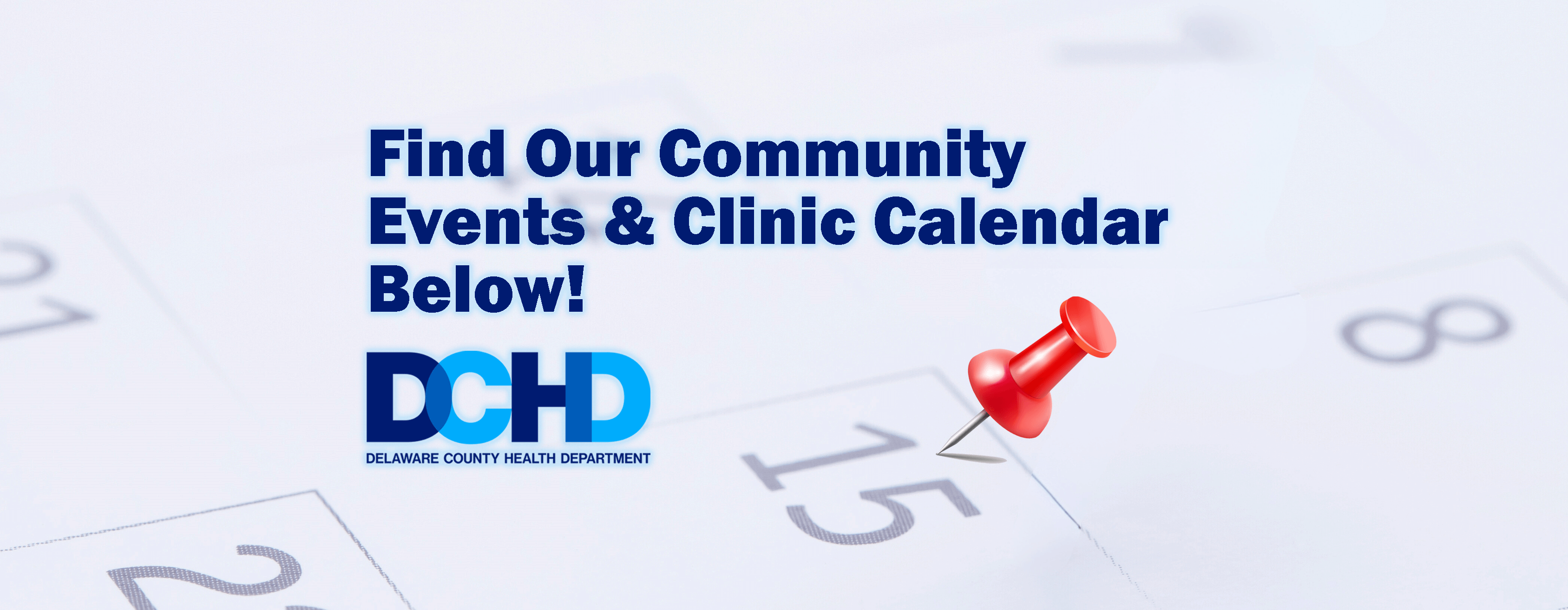 DCHD Events Calendar