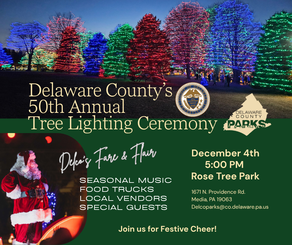 50th Annual Tree Lighting Ceremony Flyer