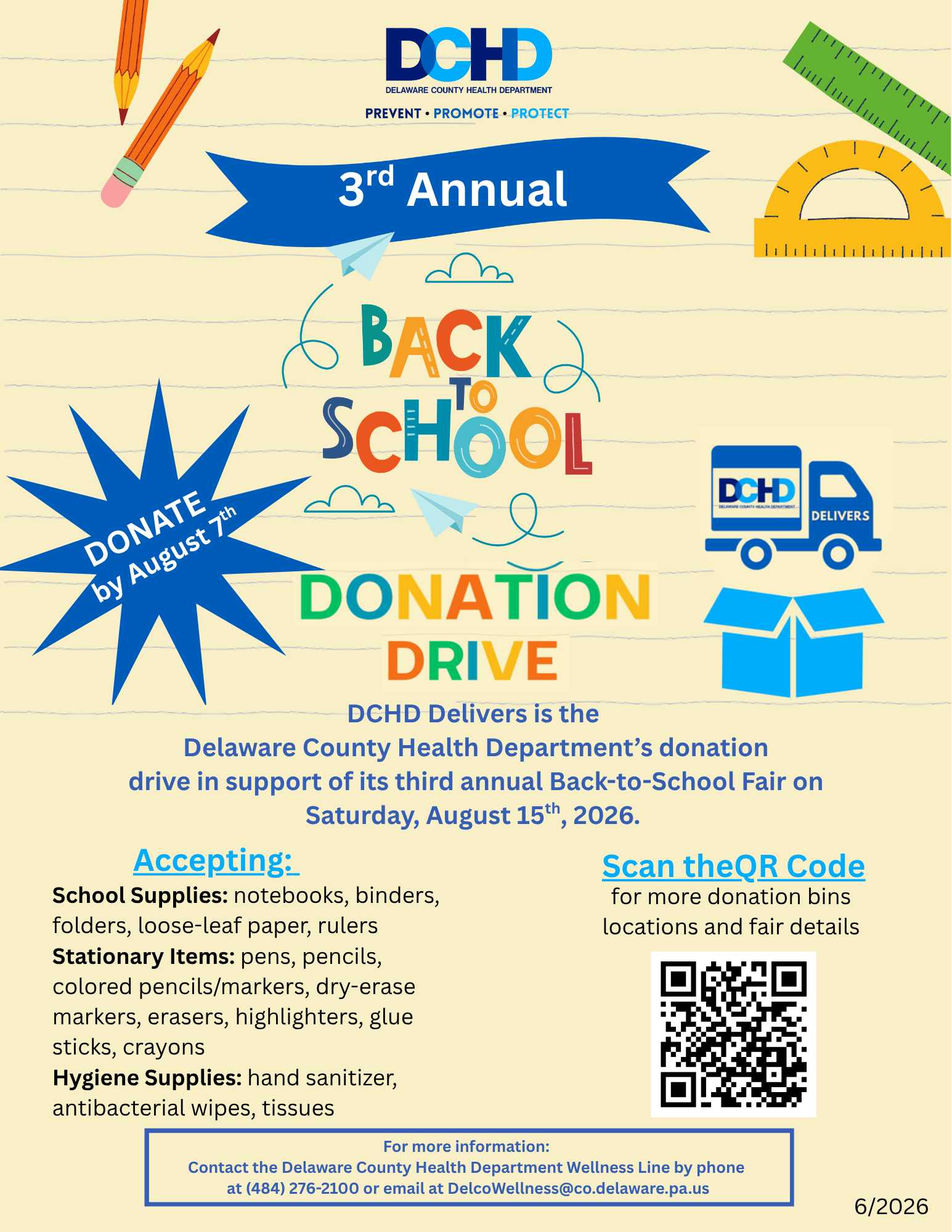 2026 Donations Flyer