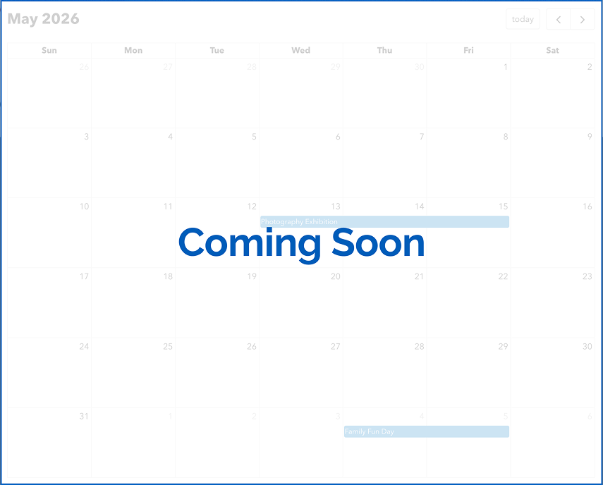 Delco Family Connection event calendar coming soon.