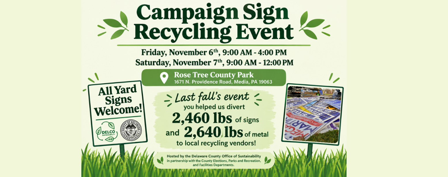 Campaign Sign Recycling Banner